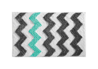 InterDesign 34 in. L x 21 in. W Gray Microfiber Polyester Bath Spa Rug (Pack of 3)