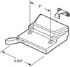Prime-Line  White  Steel  Window Latch
