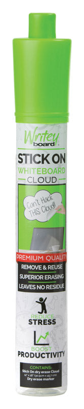 Writey Board  12 in. H x 18 in. W Self-Adhesive  Dry Erase Board
