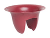 Rail Planter Red 18" Rnd