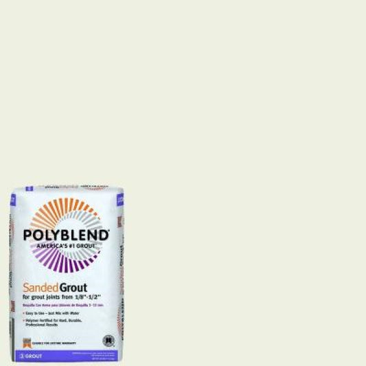 Custom Building Products Polyblend Indoor and Outdoor Bright White Grout 7 lb