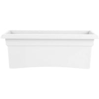 Bloem Veranda 9.8 in.   H X 26 in.   W X 26 in.   D Plastic Window Box Casper White