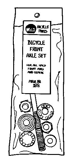 Wald Front Axle Set 5/16 " X 24 " X 5-1/2 " (Pack of 10)