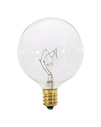 Satco 60 W G16.5 Decorative Incandescent Bulb E12 (Candelabra) Soft White (Pack of 10)