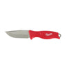 Milwaukee  9-1/2 in. Fixed Blade  Knife  Red  1 pk