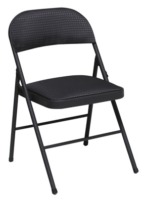 Metal Folding Chair, Black