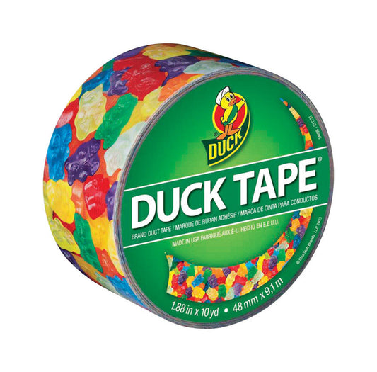 Duck  1.88 in. W x 30 yd. L Multicolored  Gummy Bears  Duct Tape
