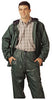 PVC on Nylon Rainwear Suit, Green, XXL