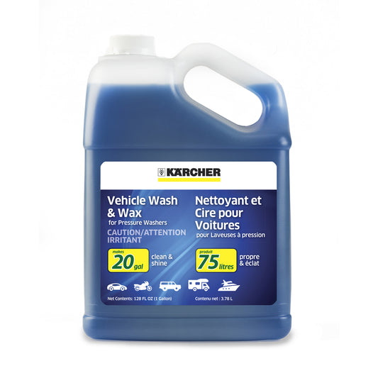 Karcher 9.558-146.0 1 Gallon Concentrated Vehicle Wash & Wax For Pressure Washers