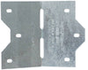 Adjustable L-Angle, 18 Gauge, Galvanzied Steel, 135-Degree To 0-Degree, 3-3/8-In. L