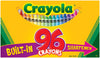 Crayola 52-0096 Crayon Box With New Specialty Crayon Samples 96 Count (Pack of 6)