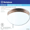 Westinghouse 8.75 in. L Ceiling Light