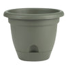 Bloem Lucca 5.3 in. H X 6 in. D Plastic Planter Living Green