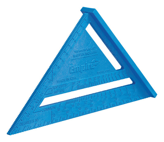 Empire  POLYCAST  7 in. L x 7 in. H Polycast  Rafter Square  Blue