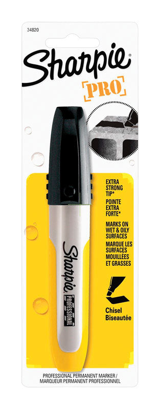 Sharpie Pro Black Chisel Tip Permanent Marker 1 pk