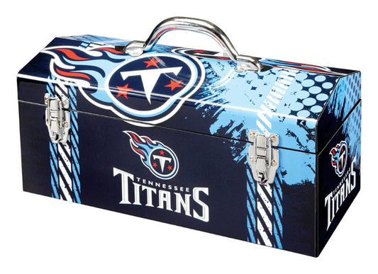 Windco 16.25 in. Tennessee Titans Art Deco Tool Box Multicolored