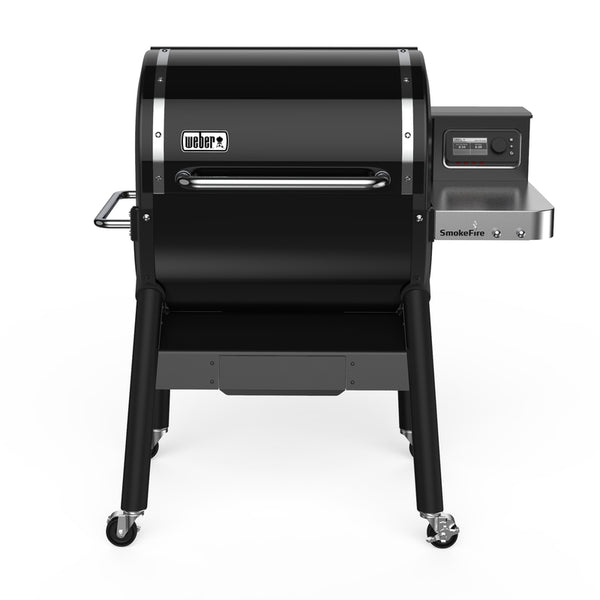 Parrilla de pellets de madera Weber SmokeFire EX4, color negro