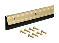 Door Sweep Alm/Flt36"Gld
