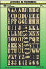 Hy-Ko 1 in. Reflective Gold Polyester Letters and Numbers 0-9, A-Z Self-Adhesive 1 pk (Pack of 10)