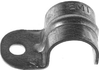 Electrical Metallic Tubing Strap, Steel, 0.75-In., 3-Pk.