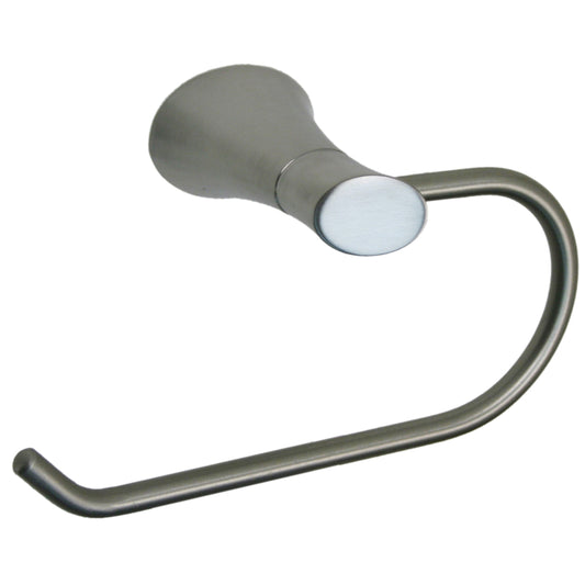 Ultra Faucets Sweep Collection Brushed Nickel Brown Toilet Paper Holder