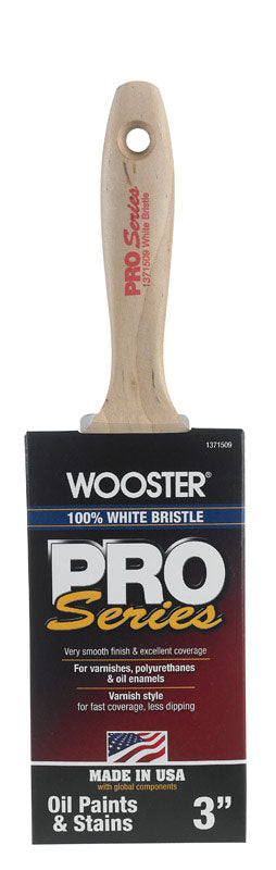 Wooster  Pro Series  3 in. W Flat  Paint Brush