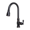 Ultra Faucets Prime One Handle Oil Rubbed Bronze Pull-Down Kitchen Faucet