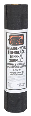 Mineral Surface Roofing, Weathered Wood, 36-In. x 36-Ft.