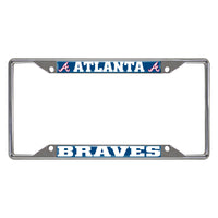 MLB - Atlanta Braves Metal License Plate Frame