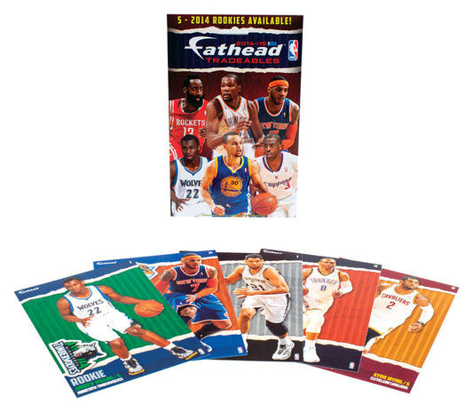 Fathead 5 in. W x 7 in. L NBA Peel and Stick Wall Decal (Pack of 15)