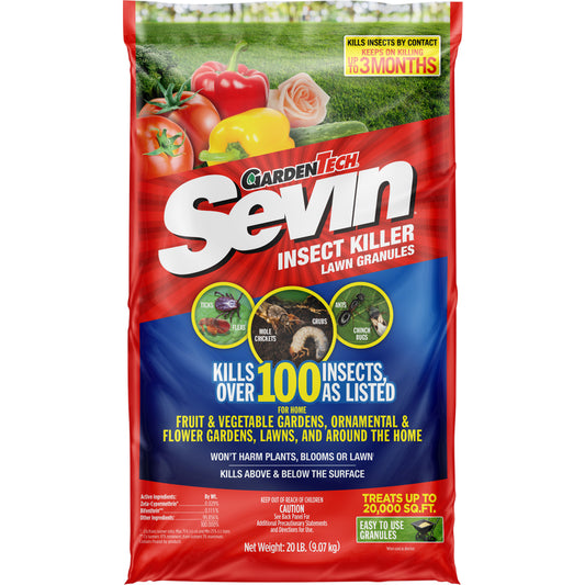 GardenTech Sevin Granules Insect Killer 20 lb (Pack of 3)