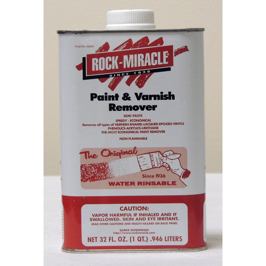 Rock Miracle Paint and Varnish Remover 1 qt