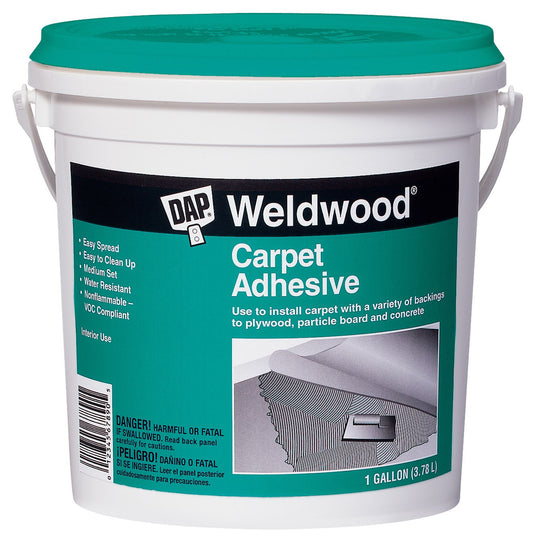 Dap 00186 1 Gallon Weldwood® Latex Carpet Cement                                                                                                      