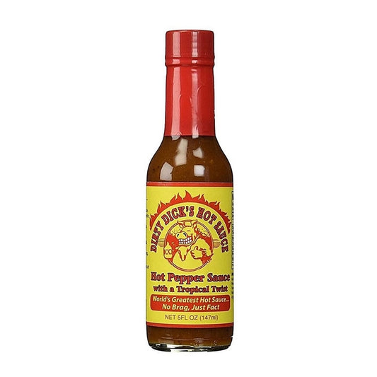 Dick's Original Hot Pepper w/ Tropical Twist Hot Sauce 5 oz