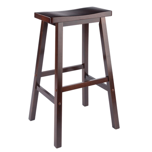Winsome Satori Brown Wood Transitional Stool Chair