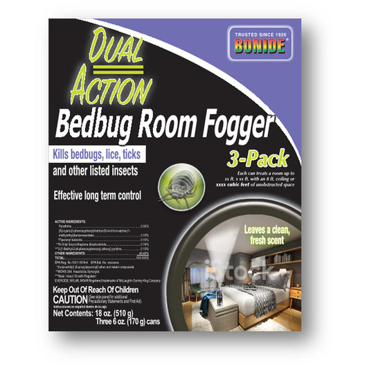 Bonide Dual Action Aerosol Bed Bug Room Fogger 2 oz
