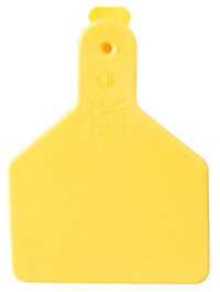 Calf Tag, Yellow, 2-3/8 x 3-1/4-In., 25-Pk.
