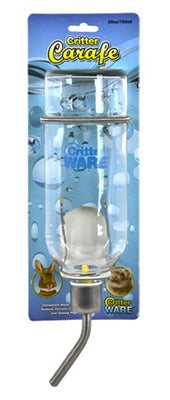 Pet Water Bottle, Glass, 26-oz.