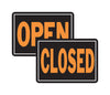 Hy-Ko English Open/Closed Sign Aluminum 10 in. H x 14 in. W (Pack of 12)