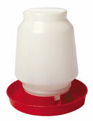 Miller Manufacturing Company 07506 1 Gallon Complete Plastic Poultry Gravity Waterer