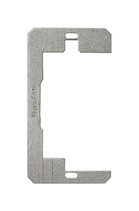 Raco Flush-Fit Metallic 1 gang Die-Cast Metal Duplex Outlet Device Leveling Plate 3 pk