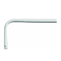 Kenney White Hedge Curtain Rod 45 in. L X 82 in. L