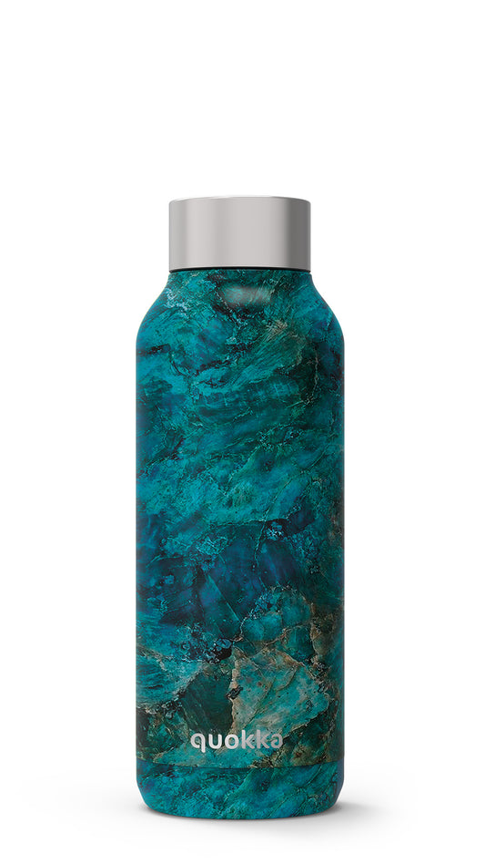 Quokka Stainless Steel Water Bottle Solid Blue Rock 17oz (510 ml)