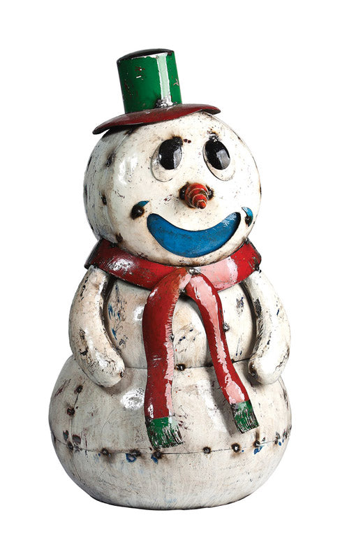 Think Outside  White  Snowman  Christmas Decor