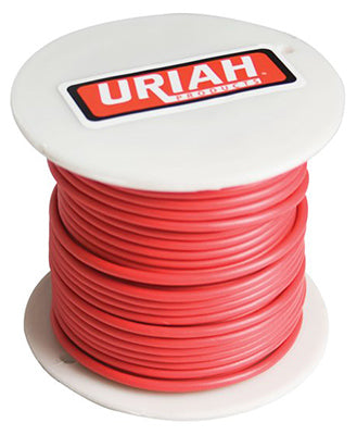 Automotive Wire, Insulation, Red, 18 AWG, 100-Ft. Spool