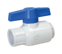 Spears 4 in. Slip  T X 4 in. D Slip  PVC Utility Ball Valve