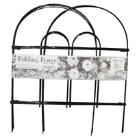 Glamos Wire Products 776777 18" x 10' Black Folding Wire Fence (Pack of 12)