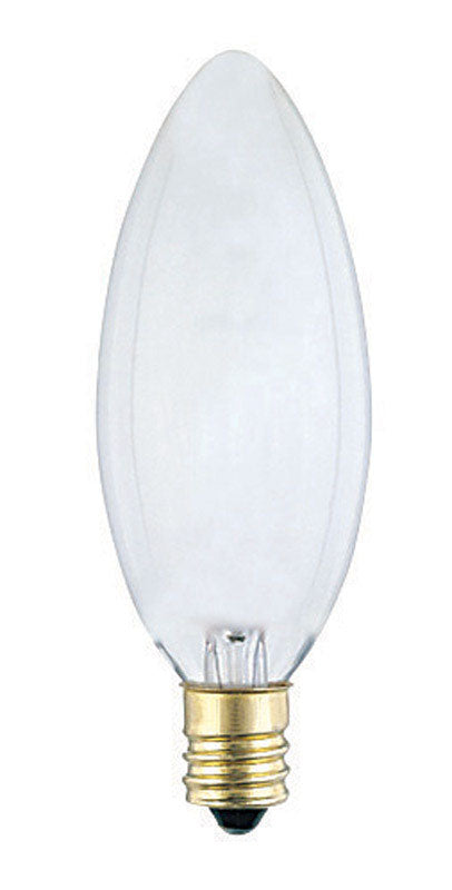 Westinghouse  60 watts B10  Decorative  Incandescent Bulb  E12 (Candelabra)  White  2 pk