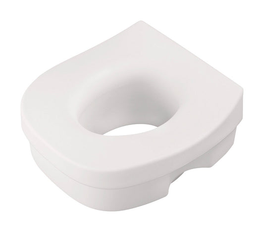 Delta White Plastic Elevated Toilet Seat 11-3/4 L x 5 H x 9-3/4 W in.