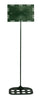 Sign Holder Info-Stand 30 In. Rod Holds 7 In. X 11 In. Face Plate, 7.5 In. X 9 In. Base